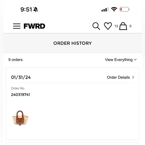 Authentic CHLOE Rafia Brown Woven Tote Bag - Picture 8 of 8